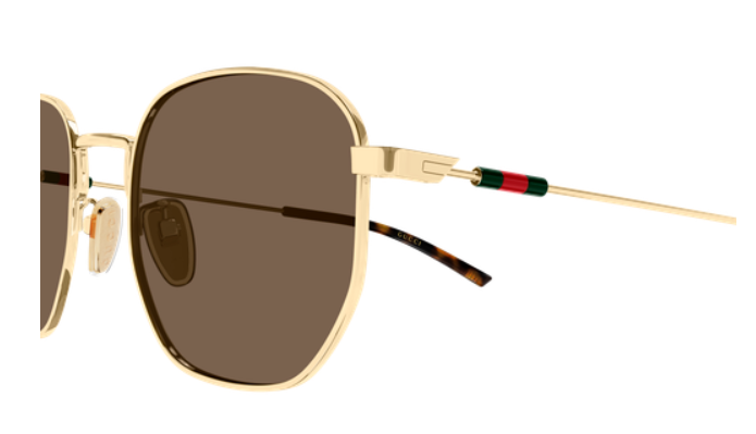 Gucci GG2095S 004 Temple Detail - Gucci GG2095S 004 temple detail with signature Gucci design