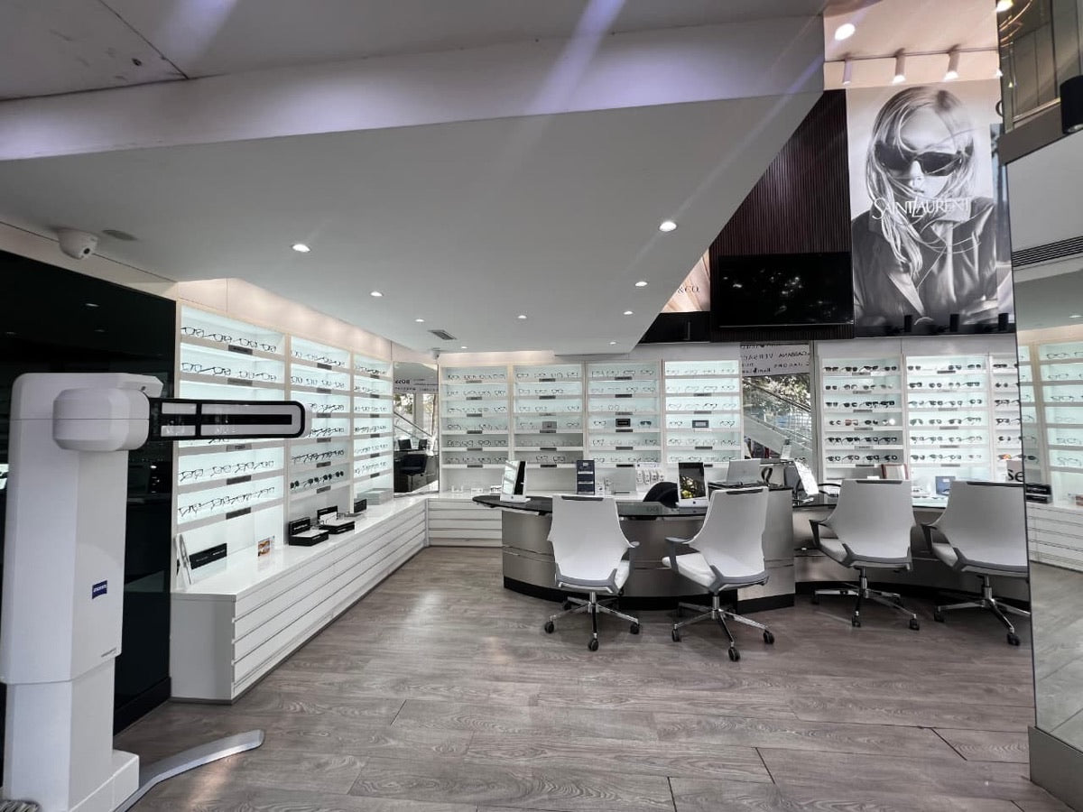 Eyesense Race Course Road store interior - Bengaluru